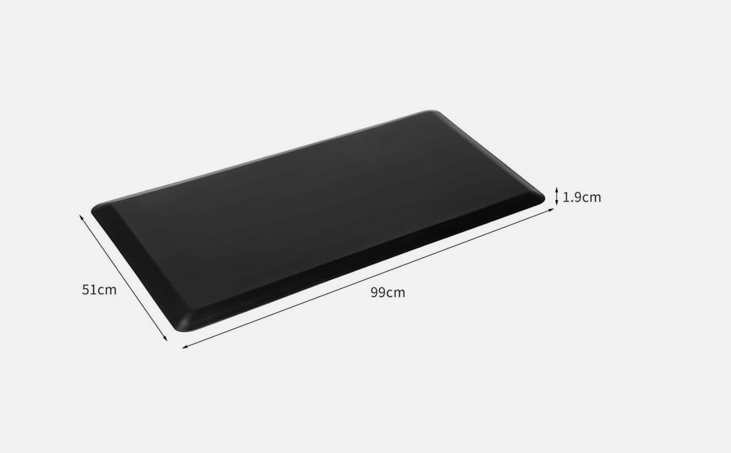 Anti-Fatigue Mat Non-Slip Cushioned Standing Desk Kitchen Office Floor