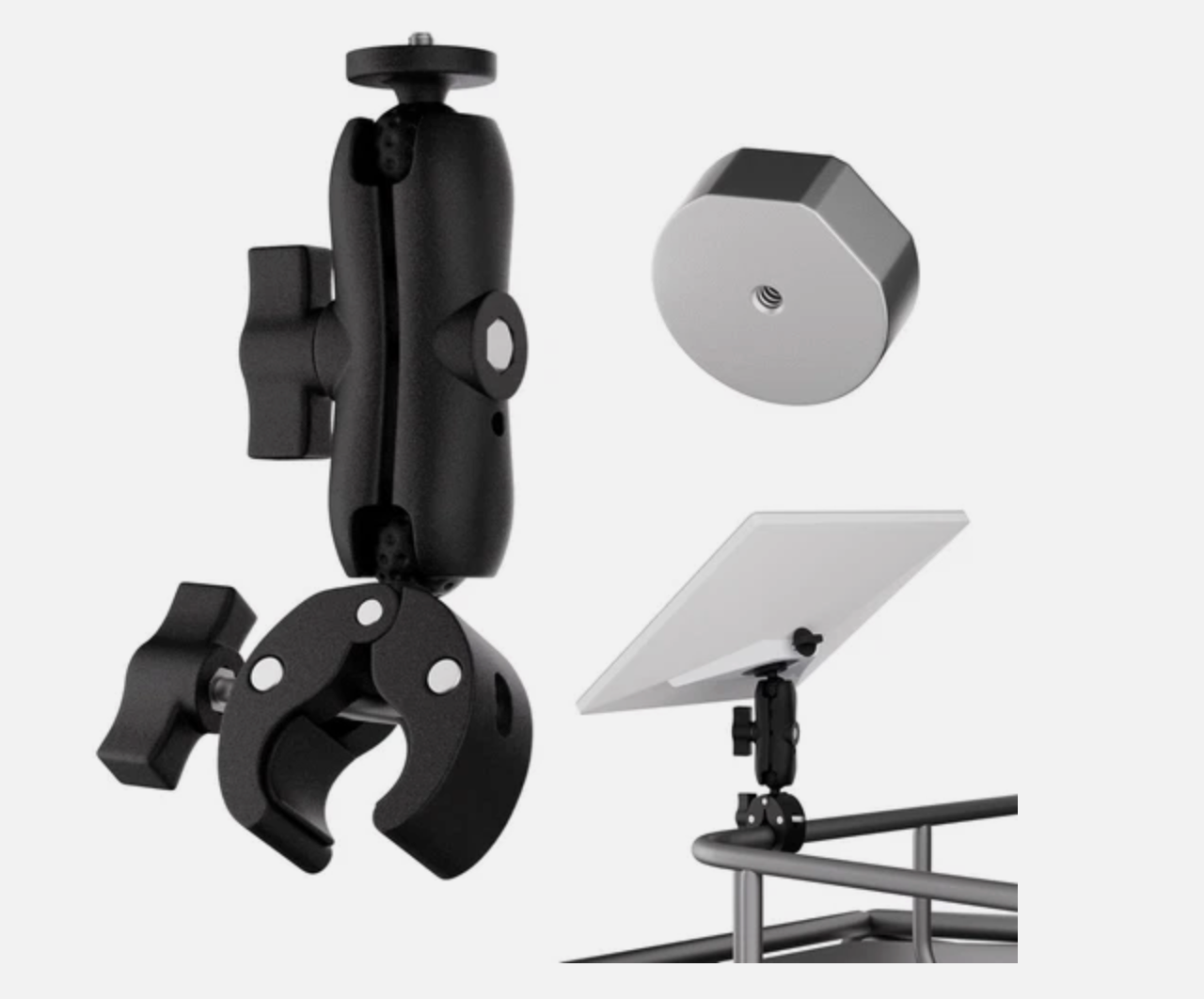Portable Starlink Mini Mount, Adjustable Starlink Mini RV Pole Clamp Mount