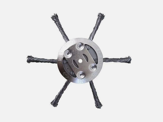 String Trimmer Replacement Head 6 Cutter Heads Steel Wire Weed Trimmer Head