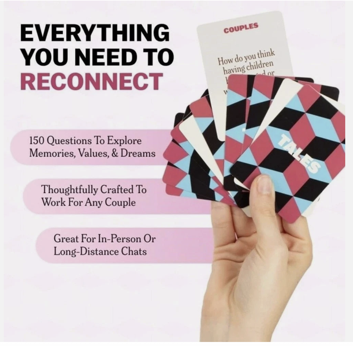 Conversation Starter Card Couples Edition for Couple Games Date Night 150 Cards