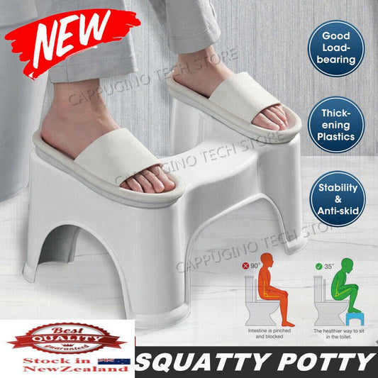 Sit & Squat Squatty Potty Stool Eco Toilet Step Stool Healthy Colon Bathroom
