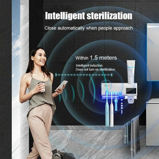 Toothbrush Holder Dispenser