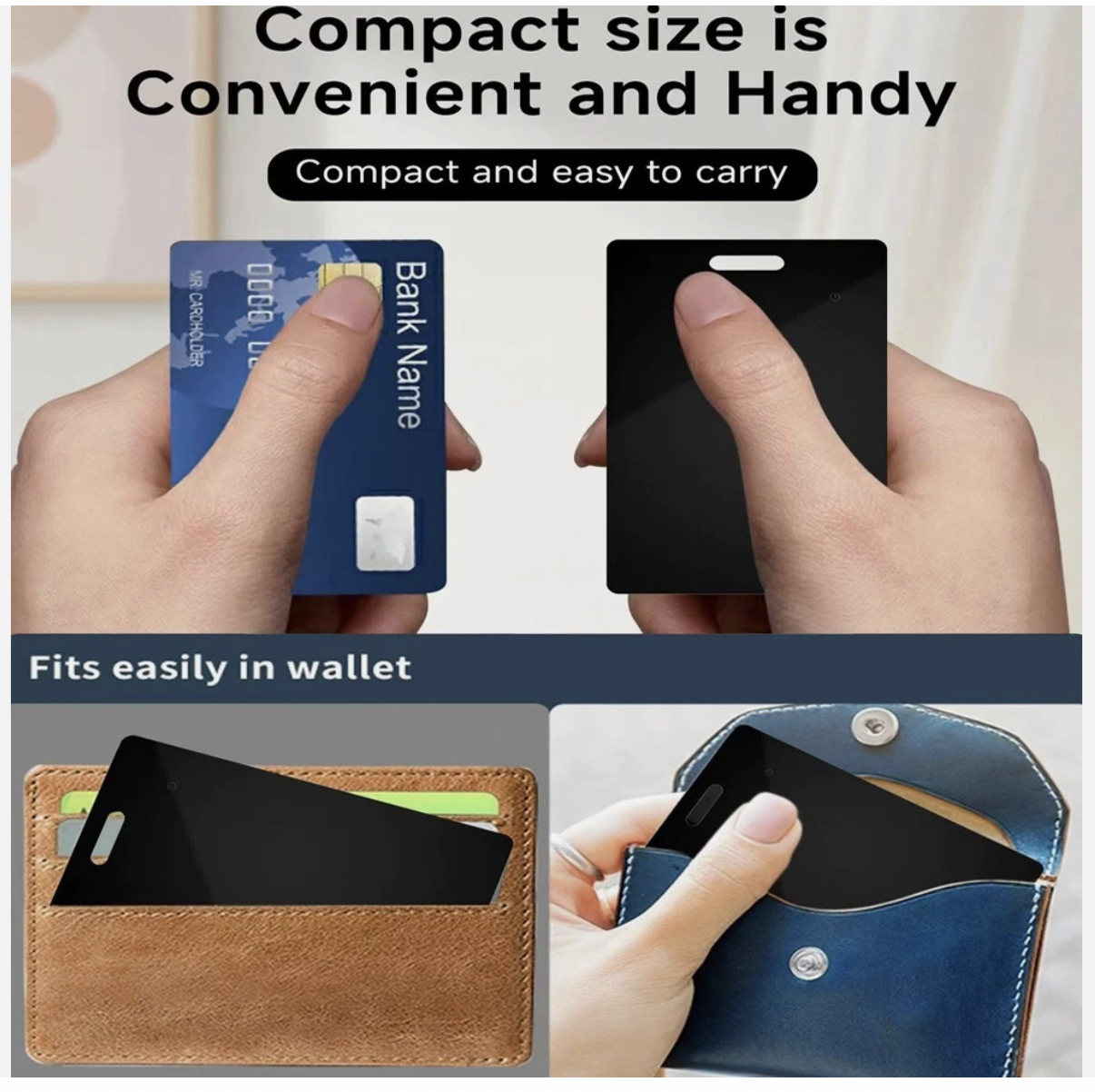 Anti-Loss Tracking Card Slimmest Smartcard Wallet Tracker Card