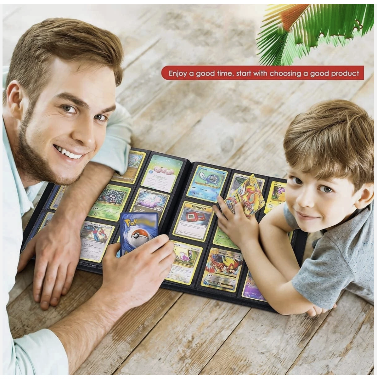360 Cards 9 Pocket Card Bag Binder Zip Trading Card Album Collectors Folder Case