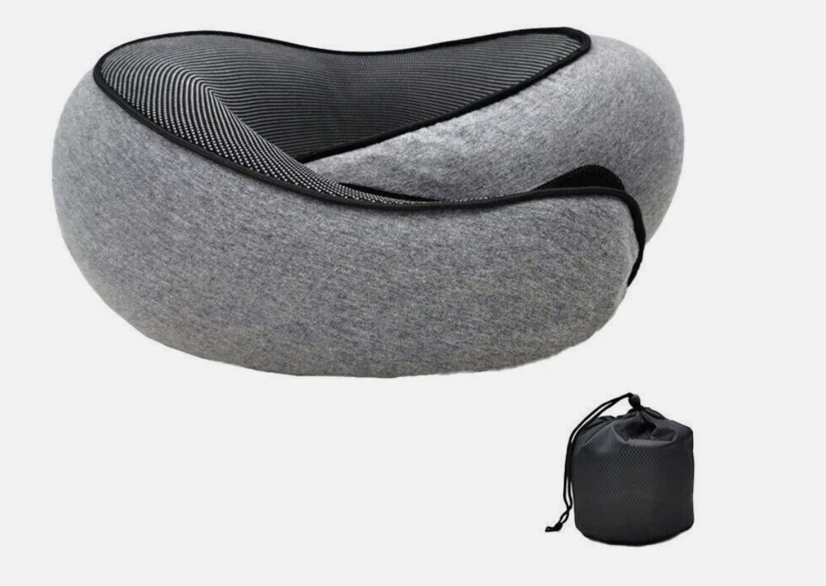 Memory Foam U Shaped Travel Pillow Neck Support Soft Head Rest Plane Car Cushion