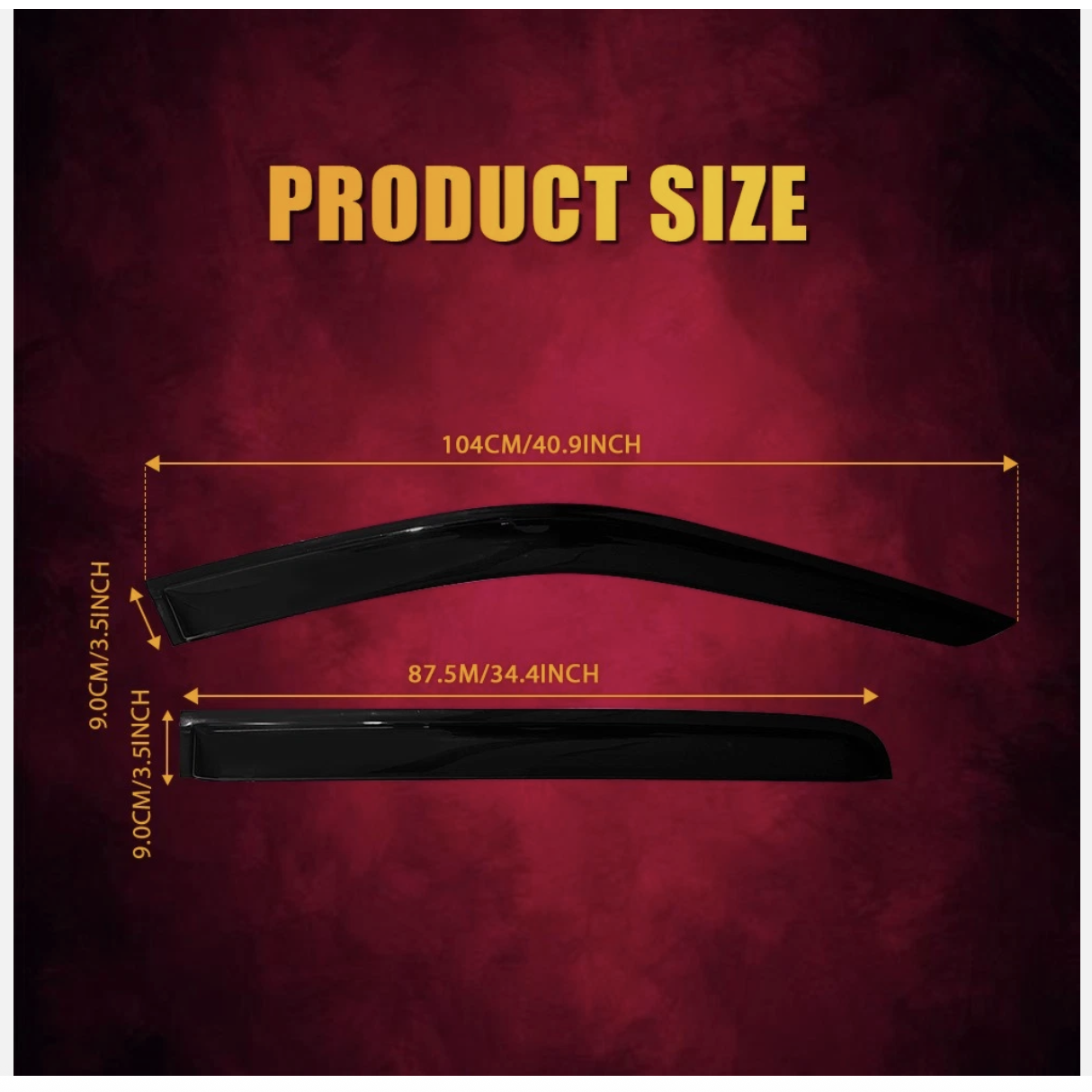 Black Door Visor Weather Rain Shield for Mitsubishi Triton MV 2024 - 25