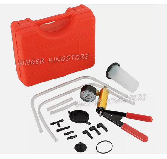 Brake Bleeder Vacuum Motorbike Pump Hand Held Bleeding Tester Kit Car Bleed